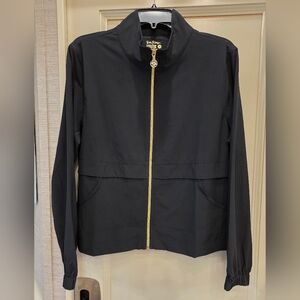 Lilly Pulitzer Luxletic Cocos Performance Jacket. UPF 50+, Black. Sz. Medium